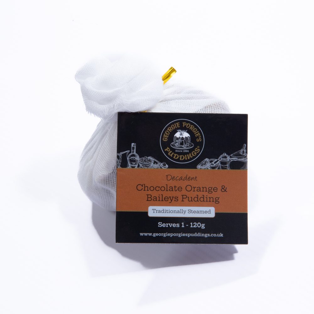 Decadent Chocolate Orange & Baileys Pudding - 120g Serves 1