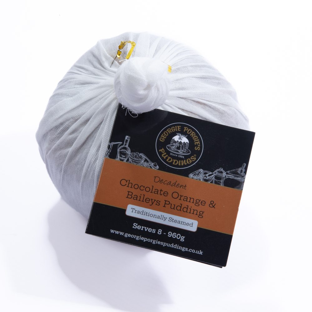 Decadent Chocolate Orange & Baileys Pudding - 960g Serves 8